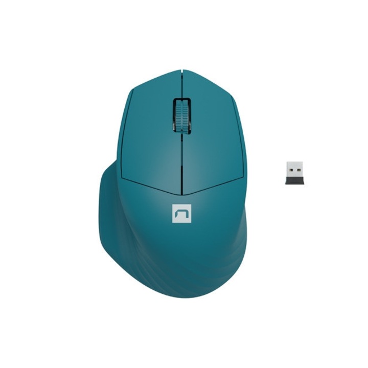 Мишка Natec Mouse Siskin Wireless 1600DPI 2.4GHz + Bluetooth 5.0 Optical Blue NMY-1971