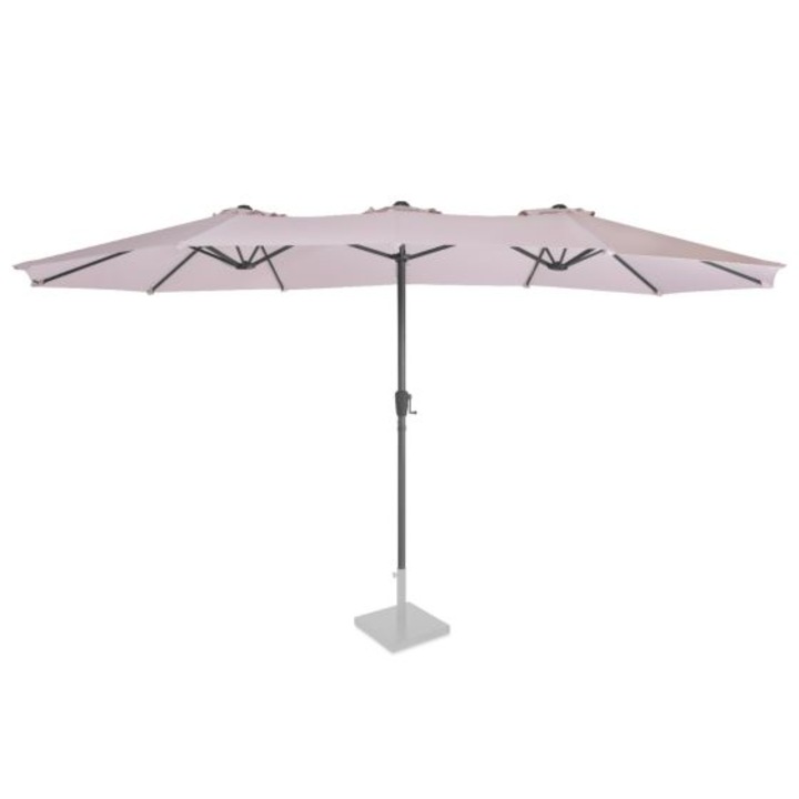 Чадър за слънце Iseo, VONROC, GP513XX_BEIGE, 460x270cm, премиум чадър, бежов