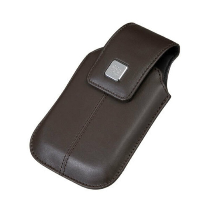 Защитен калъф, съвместим с BlackBerry Storm/Storm 2, естествена кожа, Кафяв