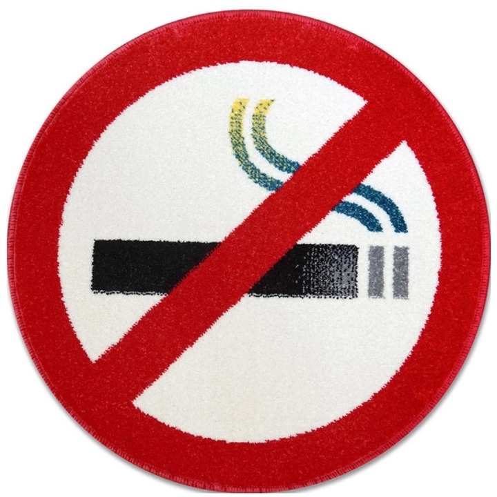 Modern szőnyeg, Home Vista, Kolibri 11170, Kerek, Piros, 67x67 cm