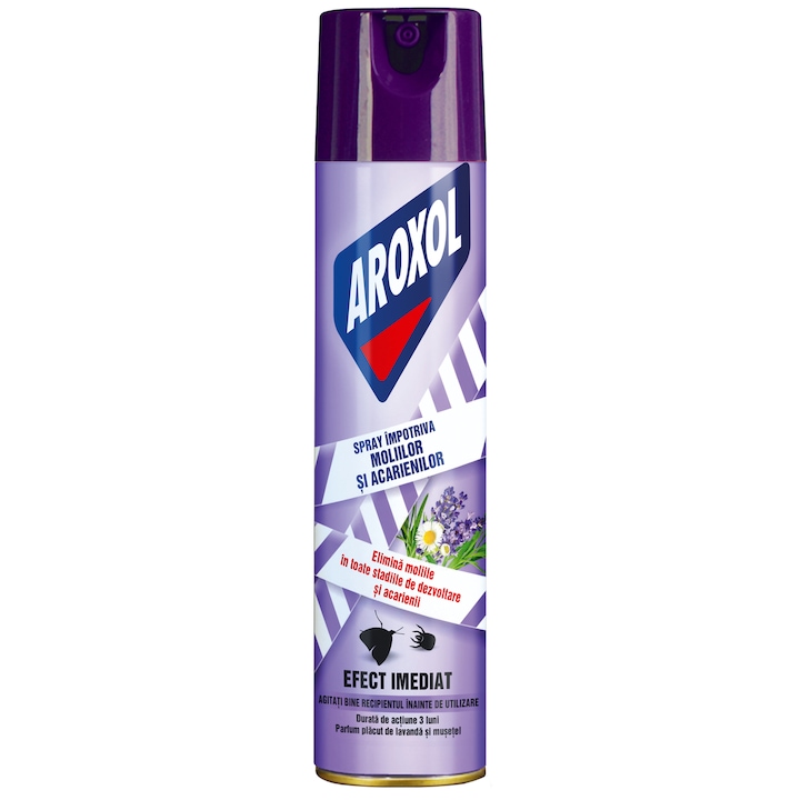 Spray impotriva moliilor si acarienilor Aroxol 250 ml