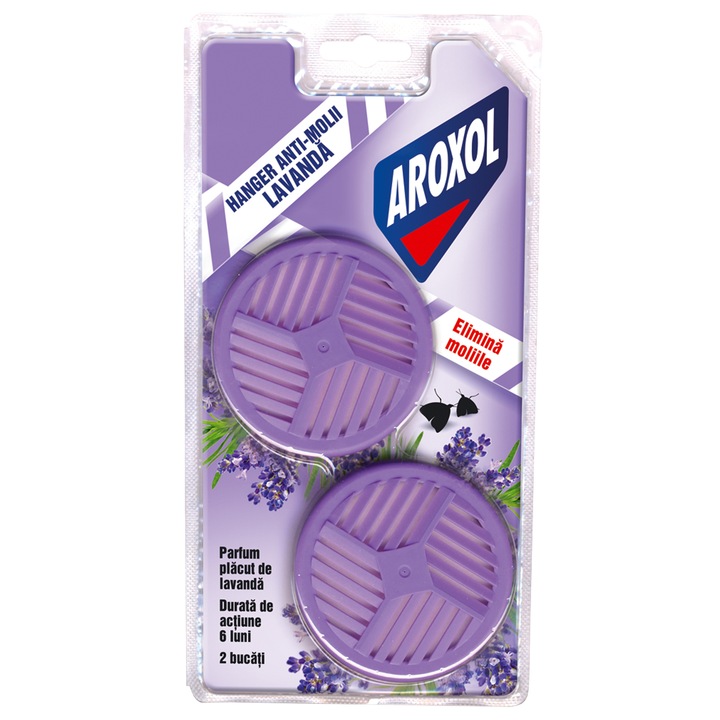 Препарат против молци Aroxol Лавандула, 2 броя