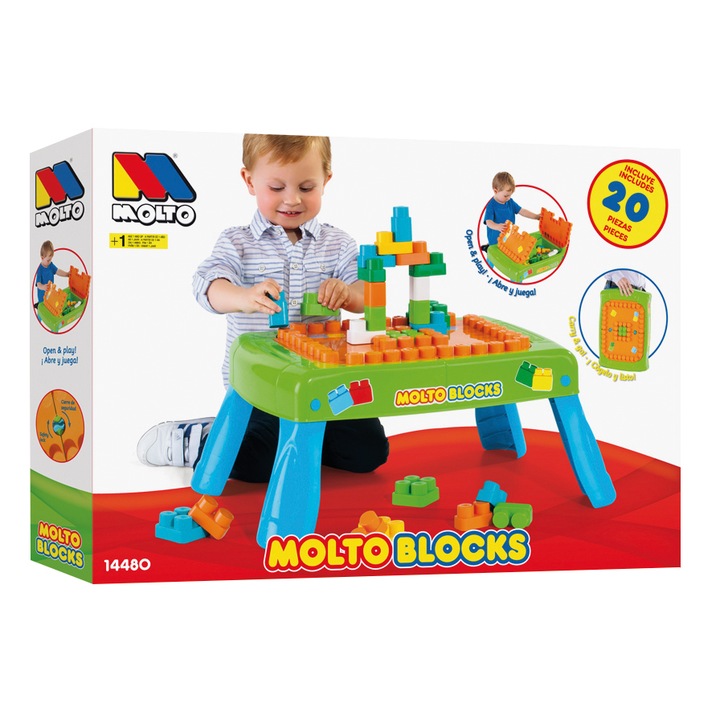 Сгъваема масичка Molto с 20 кубчета