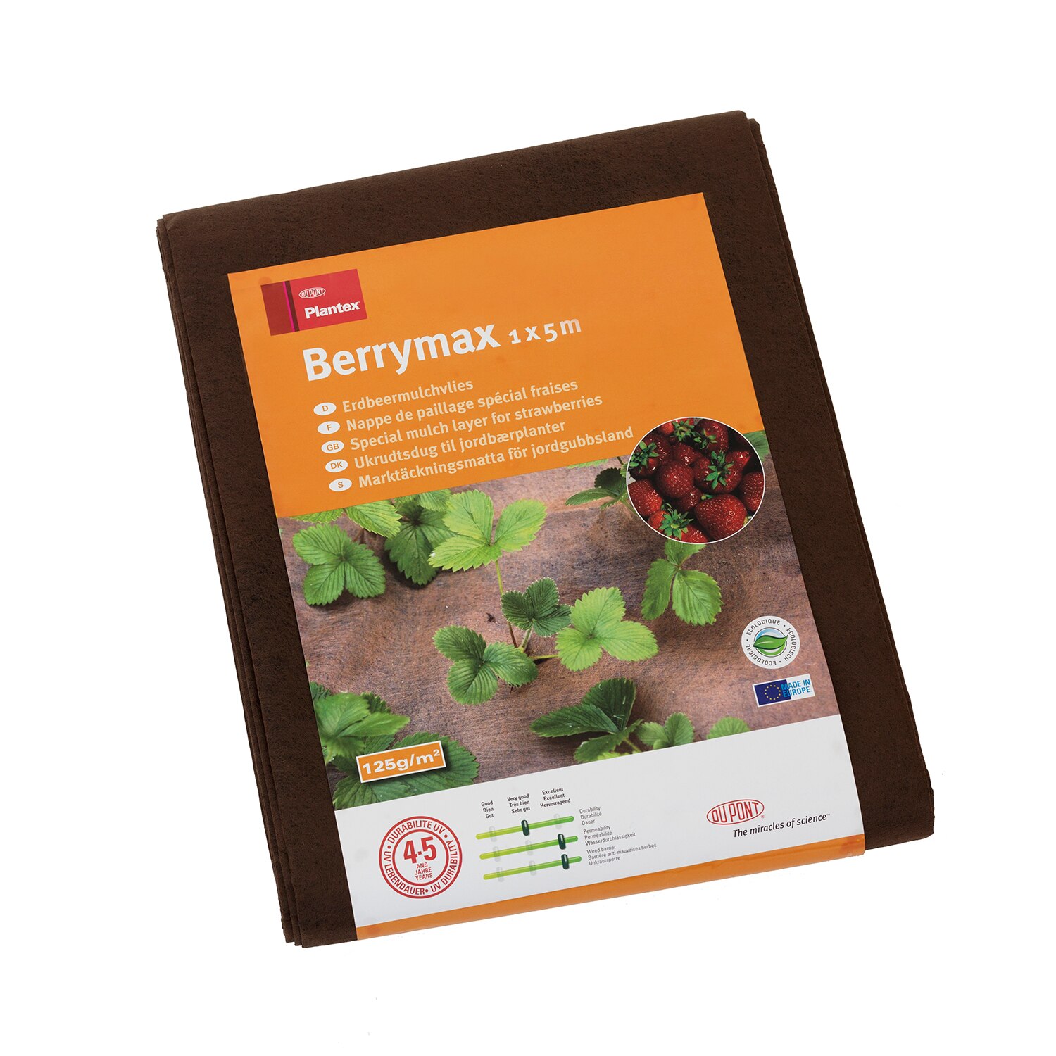 Membrana antiburuieni DuPont Berrymax 125 g/mp, 1x5 m