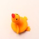 Jucarie squeeze, model rata, Antistres, galben, 13 cm, pentru copii, Dalimag