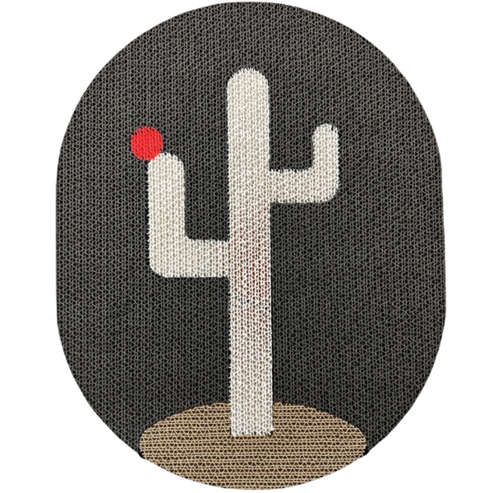 Macskakarcoló oszlop, Pet Interest, Kaktusz-fekete, Többszínű, 44cm/35cm/2cm