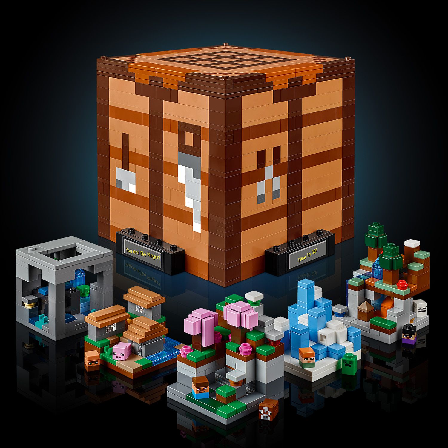 LEGO® Minecraft™ - Masa de lucru 21265, 1195 piese - eMAG.ro