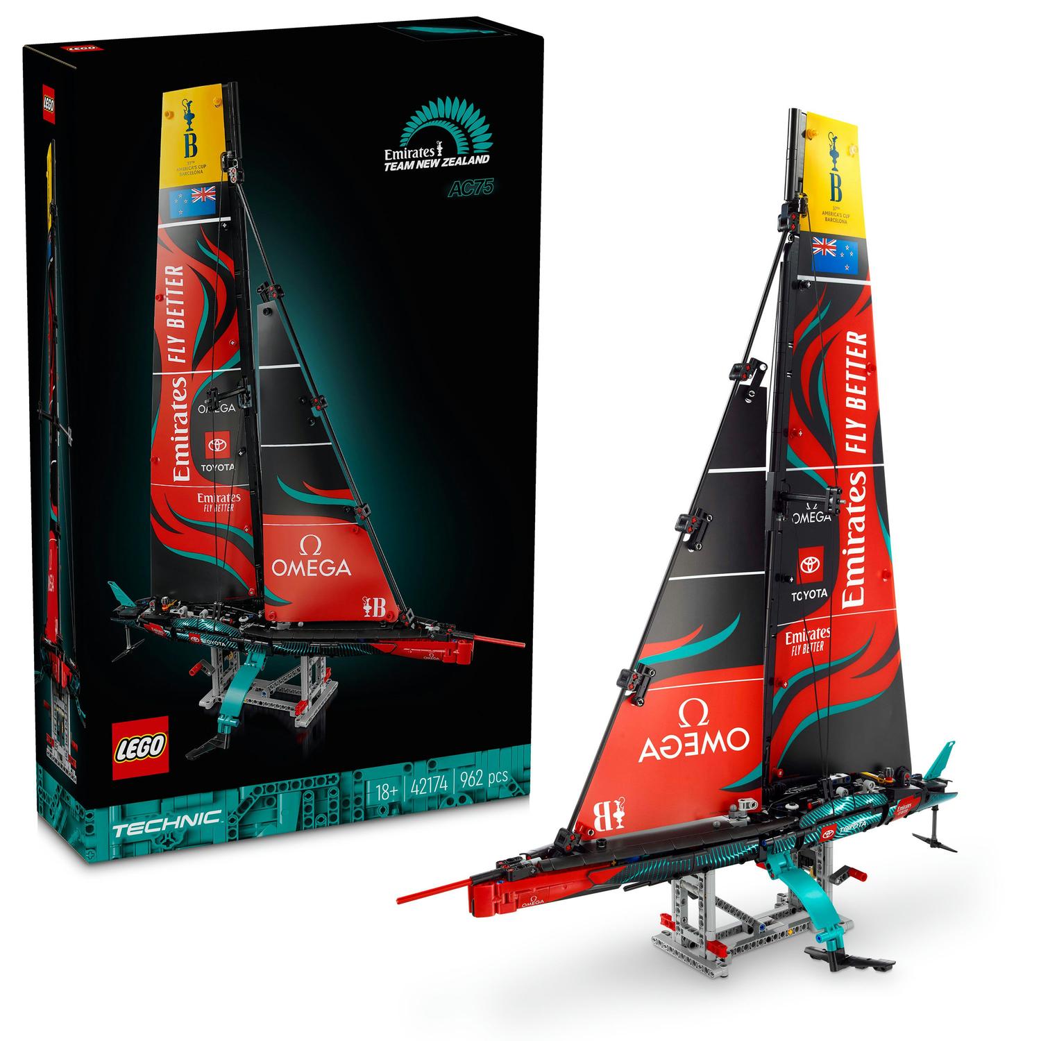 LEGO® Technic - Iahtul Emirates Team New Zealand AC75 42174, 962 piese