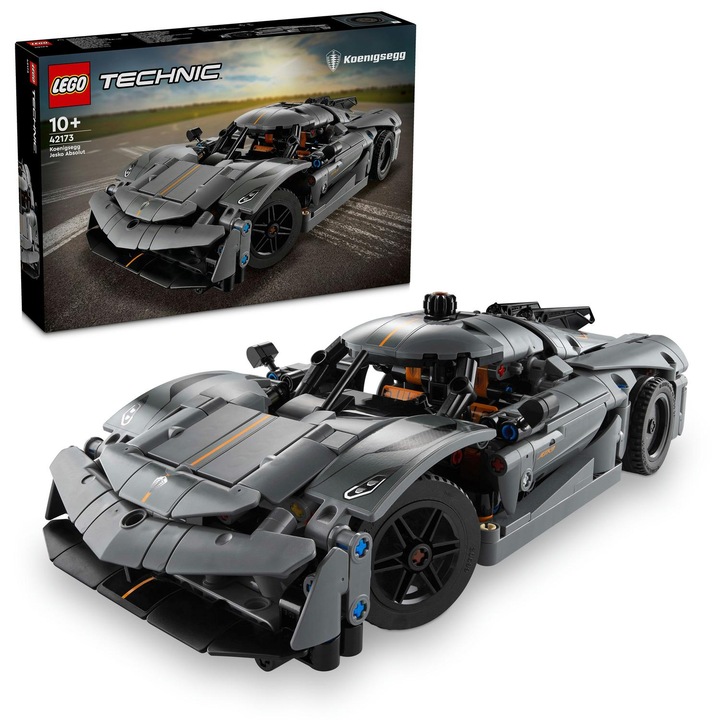 LEGO® Technic - Koenigsegg Jesko Absolut Grey Hypercar 42173, 801 части