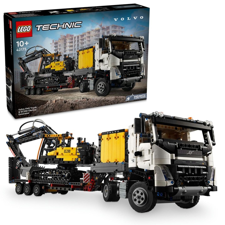 LEGO® Technic - Volvo FMX Truck & EC230 Electric Excavator 42175, 2274 части