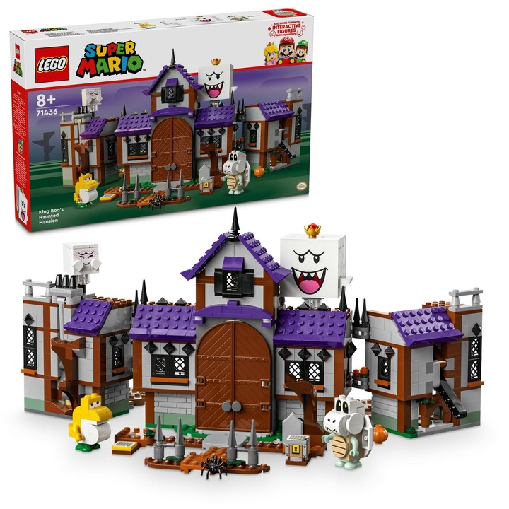 LEGO® Super Mario™ - Conacul bantuit al lui King Boo 71436, 932 piese