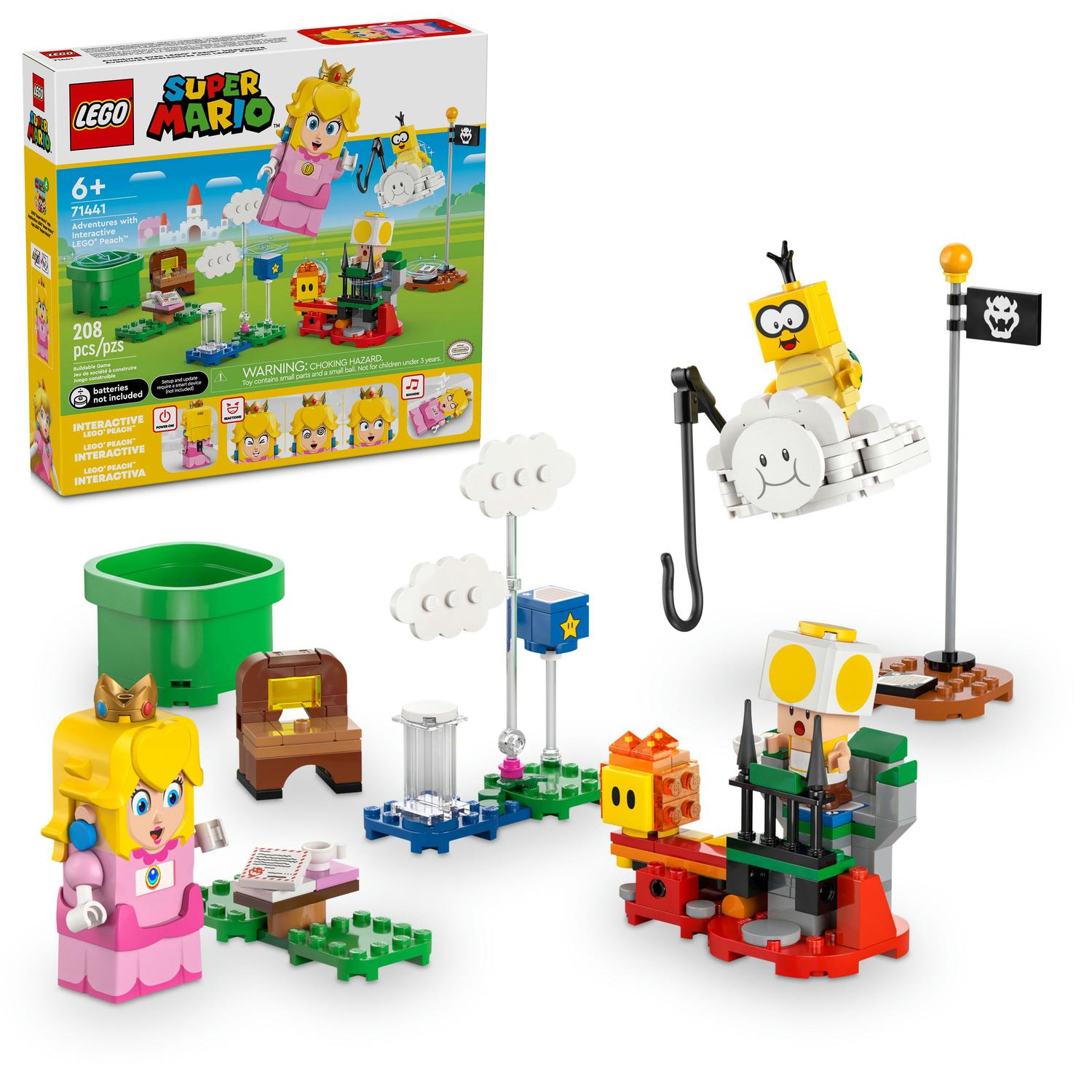 LEGO® Super Mario™ - Aventuri cu LEGO® Peach™ interactiva 71441, 208 piese