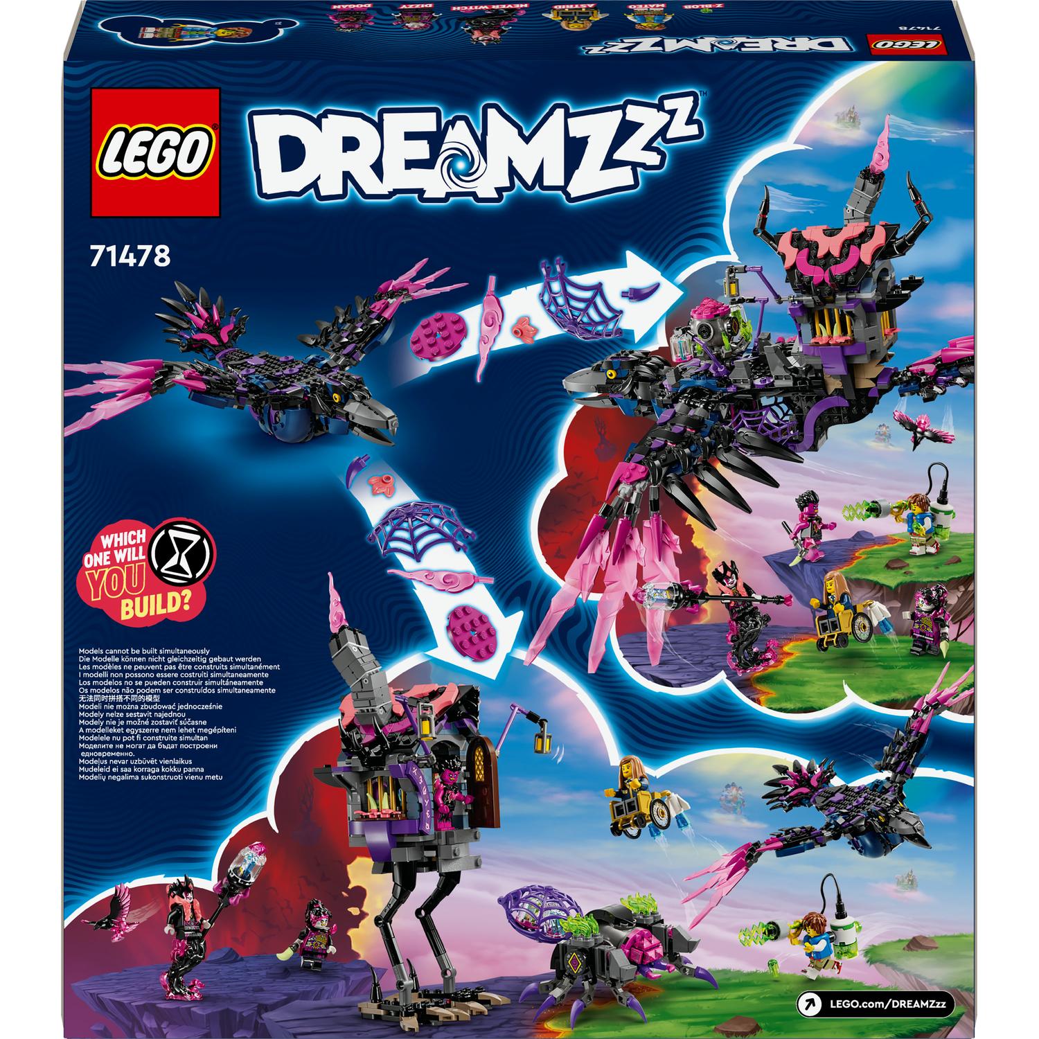 LEGO® DREAMZzz - Corbul de la miezul noptii al vrajitoarei din