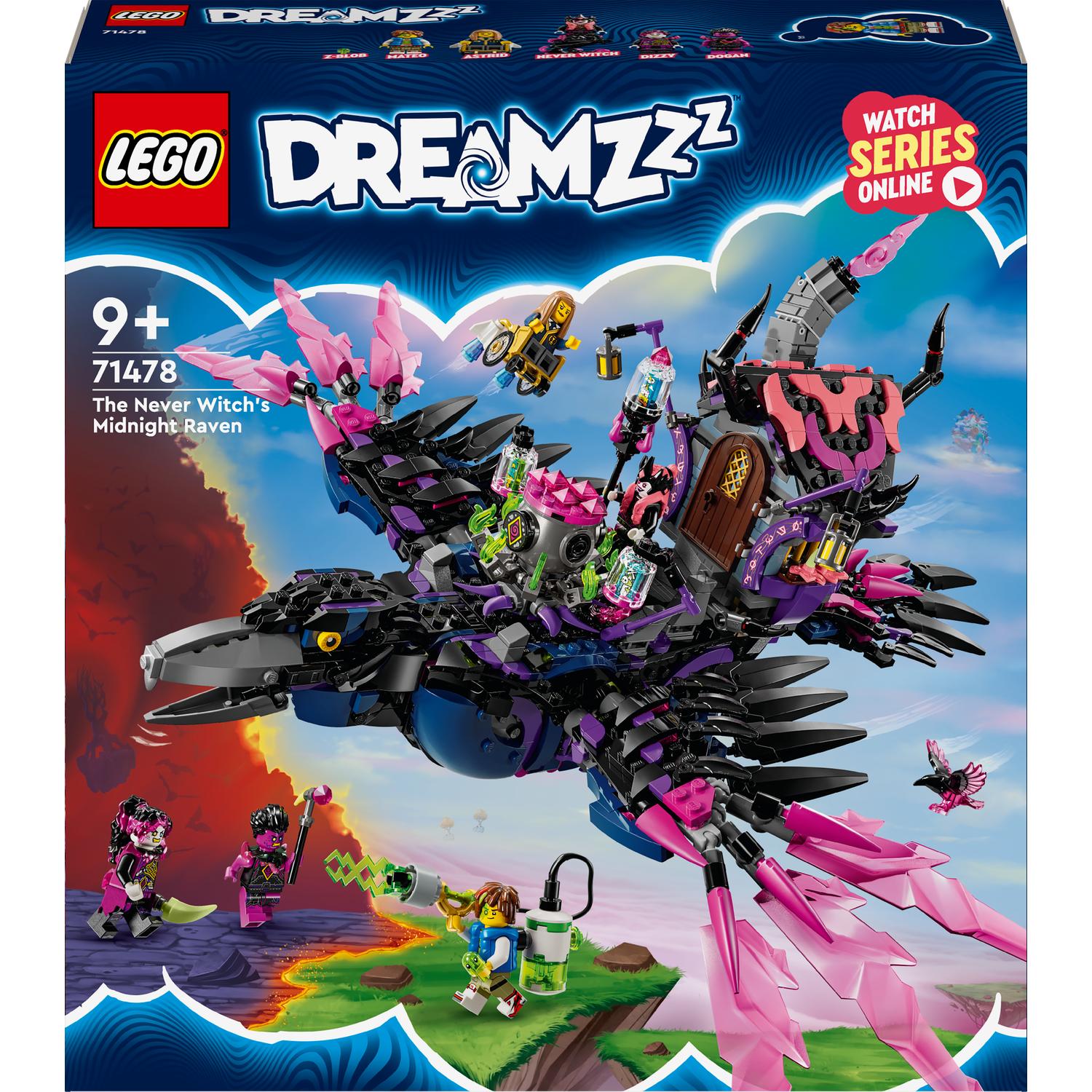 LEGO® DREAMZzz - Corbul de la miezul noptii al vrajitoarei din