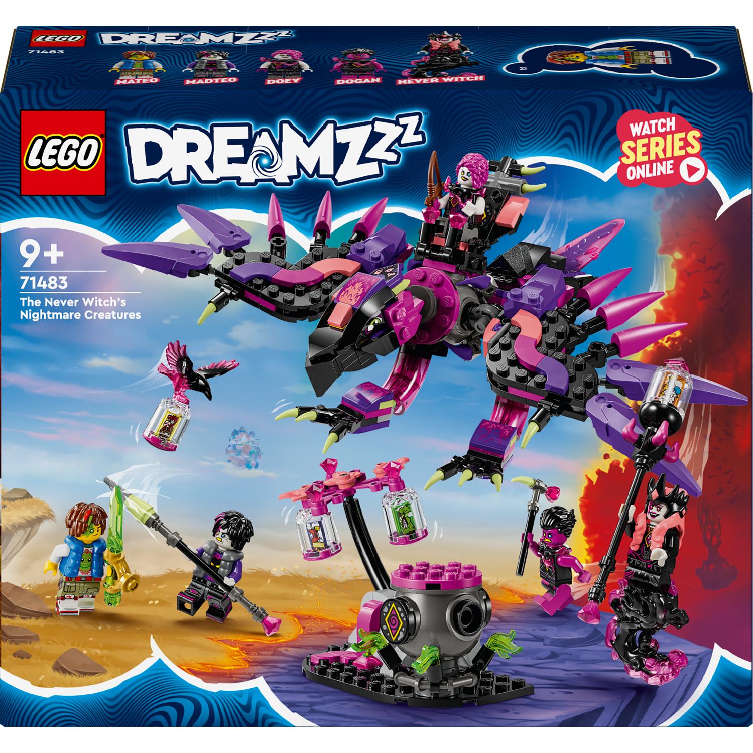 LEGO® DREAMZzz - Creaturile de cosmar ale vrajitoarei din Never