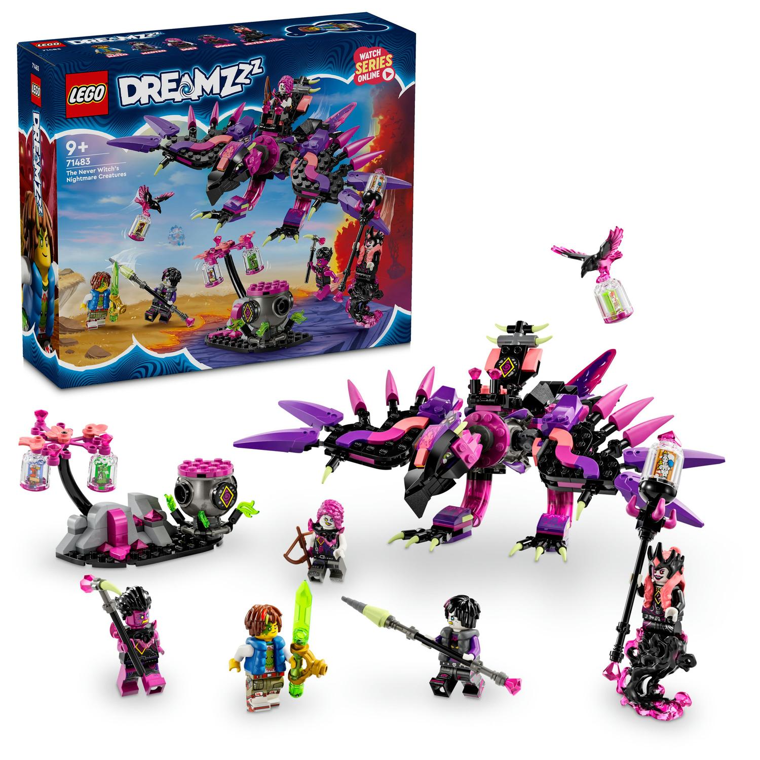 LEGO® DREAMZzz - Creaturile de cosmar ale vrajitoarei din Never