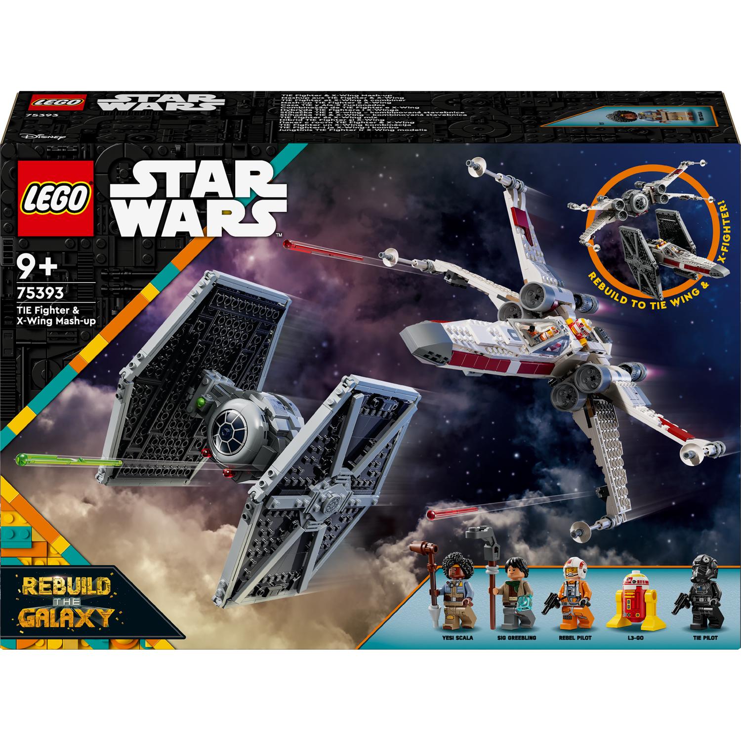 LEGO® Star Wars TM - Hibrid TIE Fighter si X-Wing 75393, 1058