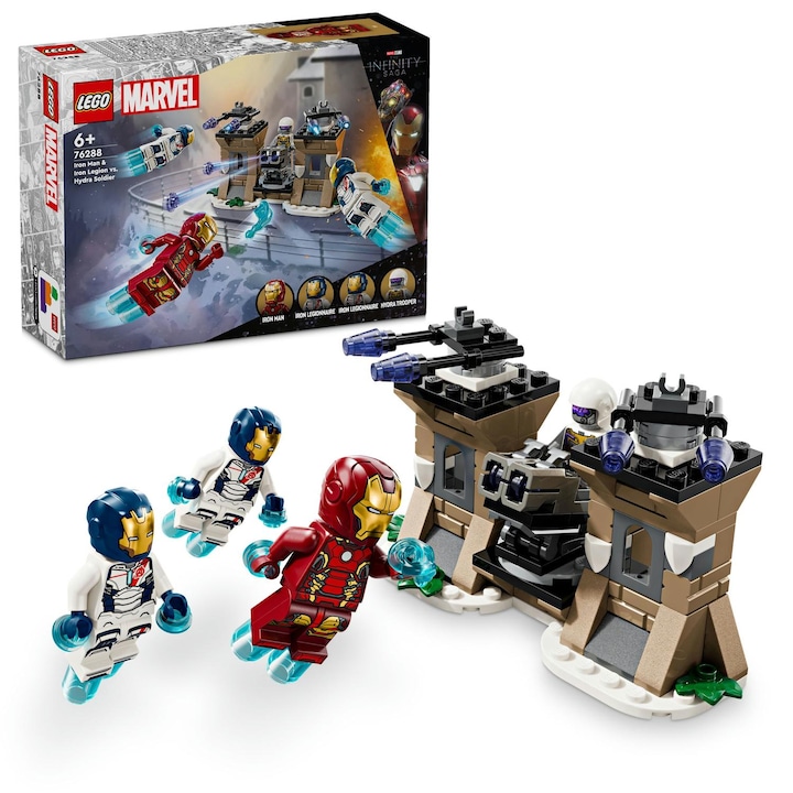 LEGO® Marvel - Iron Man и Железният легион срещу Hydra войник 76288, 135 части