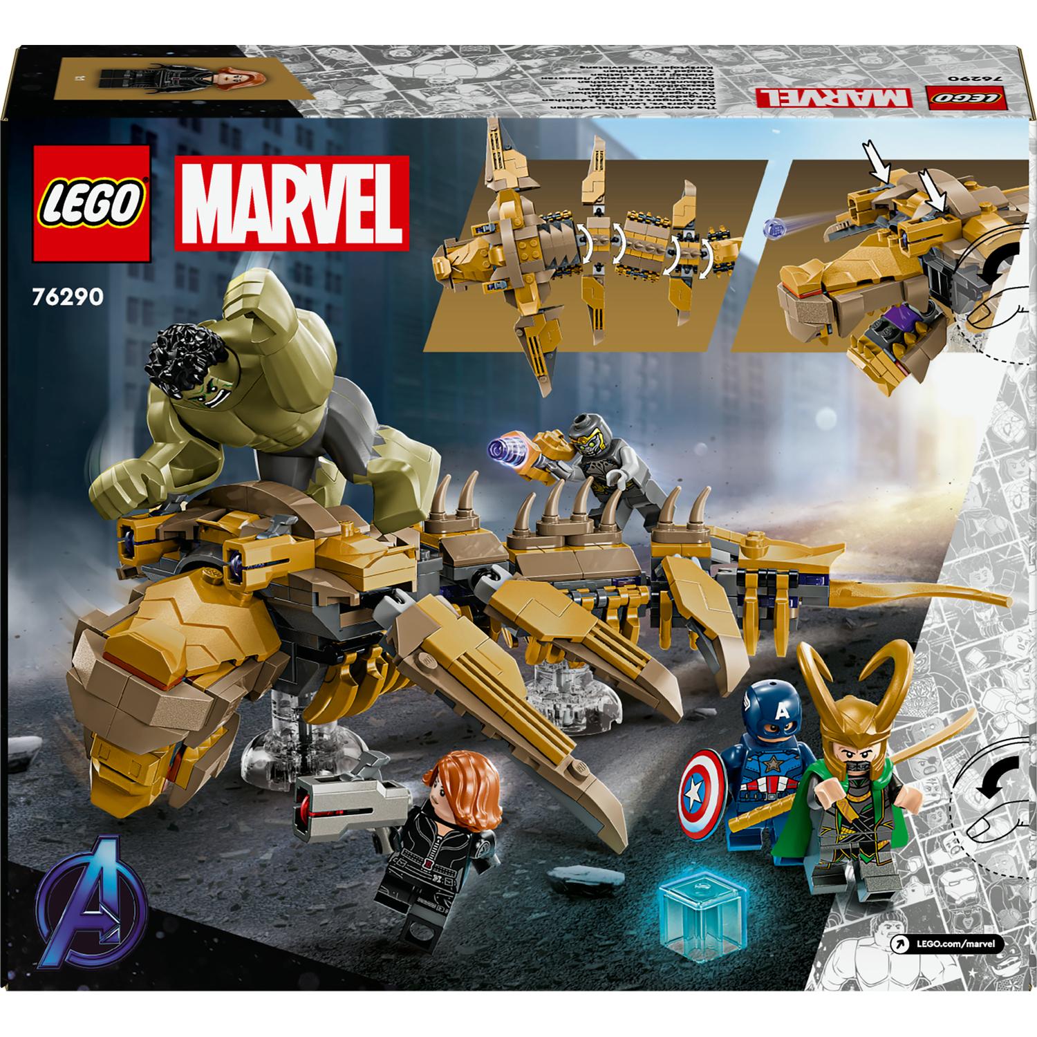 『MIDNIGHT SWAN』SPECIAL BOX LEGO® Marvel - Razbunatorii vs. Leviathan 76290, 347 piese - eMAG.ro