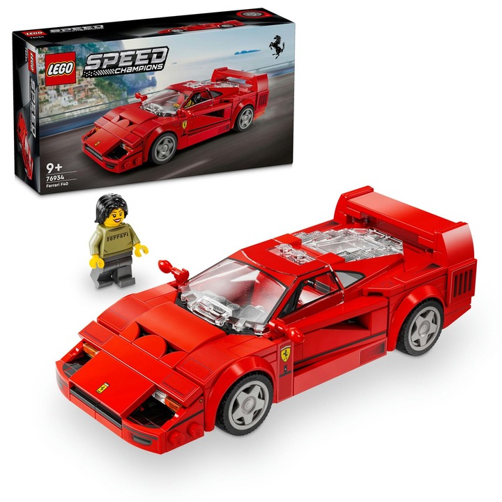 LEGO® Speed Champions - Суперавтомобил Ferrari F40 76934, 318 части