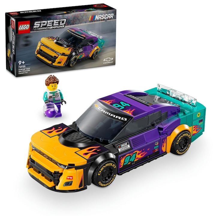 LEGO® Speed Champions - NASCAR® Next Gen Chevrolet Camaro ZL1 76935, 328 части