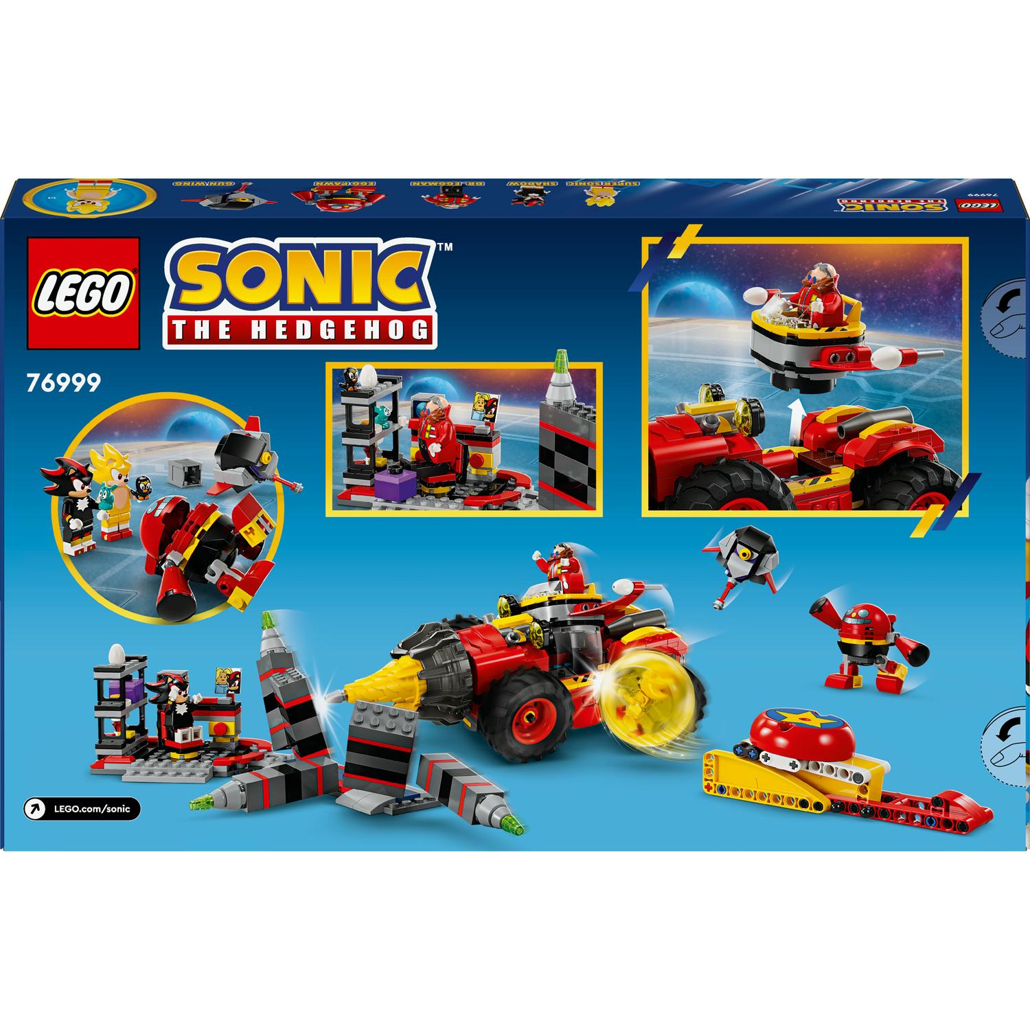 LEGO® Sonic - Super Sonic vs. Egg Drillster 76999, 590 piese - eMAG.ro