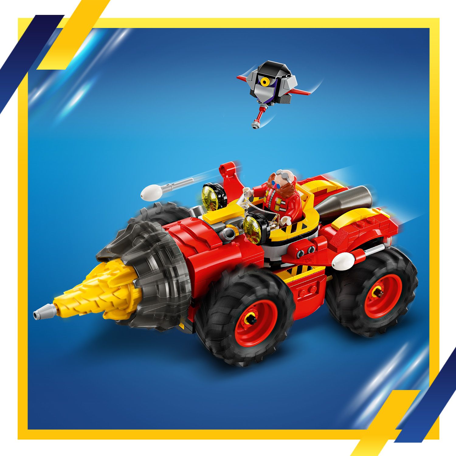 LEGO® Sonic - Super Sonic vs. Egg Drillster 76999, 590 piese - eMAG.ro