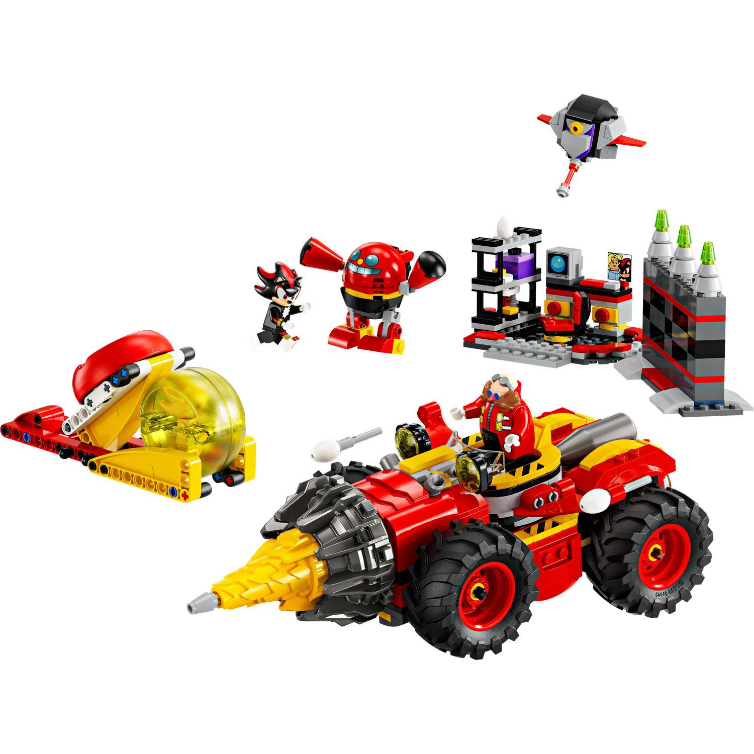 LEGO® Sonic - Super Sonic vs. Egg Drillster 76999, 590 piese - eMAG.ro