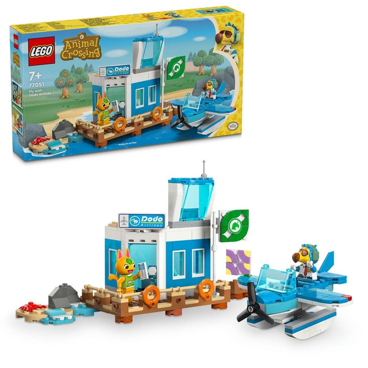 LEGO® Animal Crossing™ - Летете с Dodo Airlines 77051, 292 части