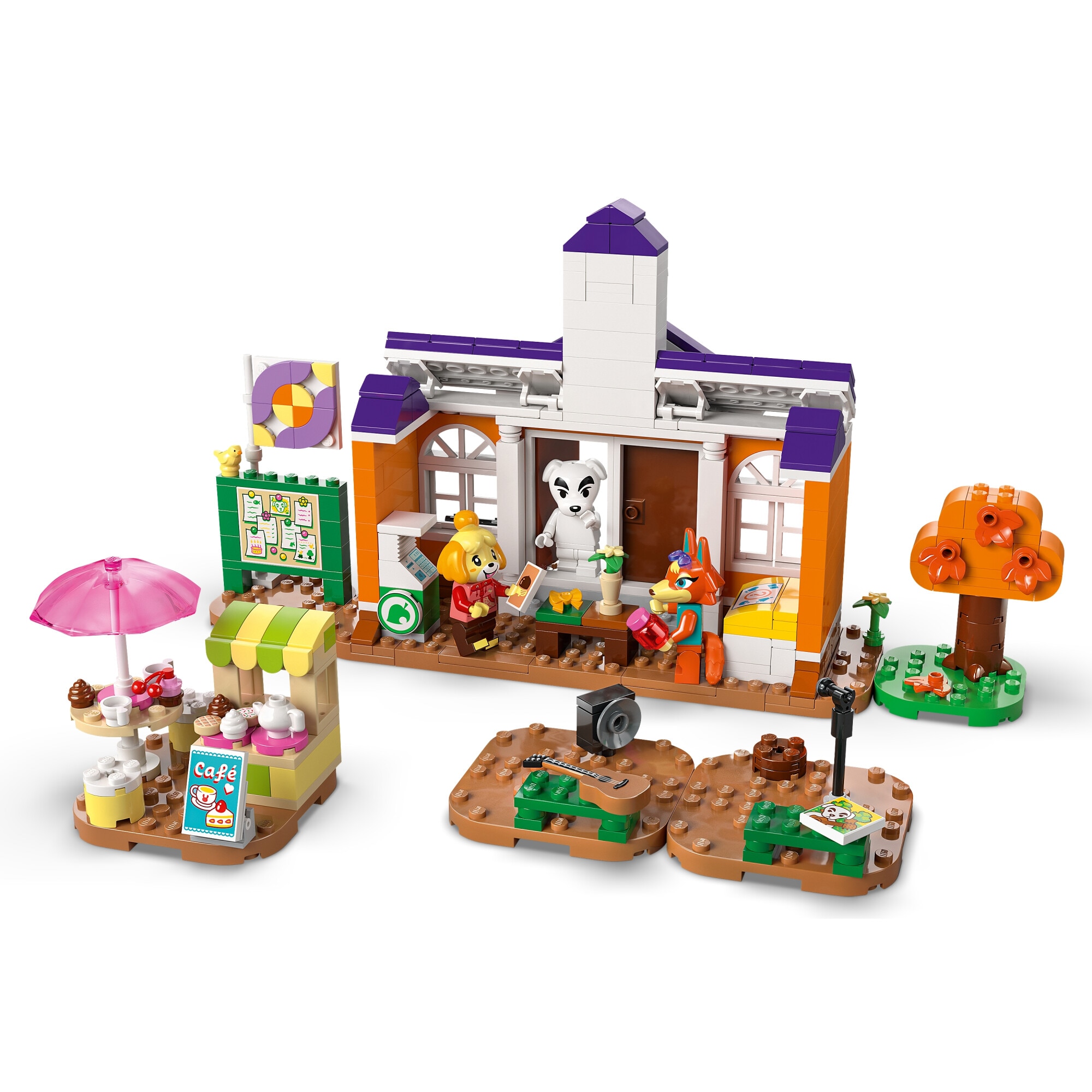 LEGO® Animal Crossing™ - Concertul lui K.K. la Plaza 77052, 550