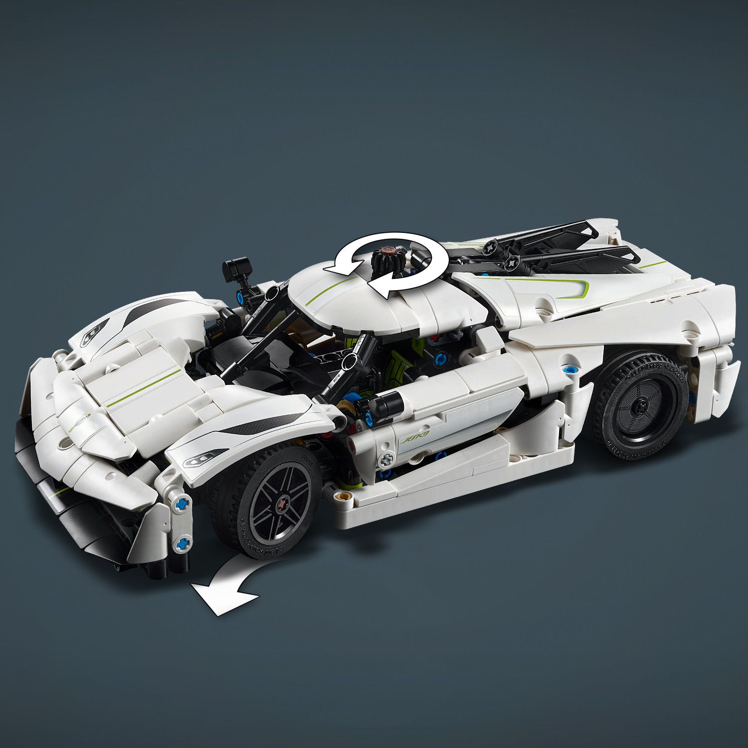 LEGO® Technic - Hipermasina Koenigsegg Jesko Absolut alba 42184