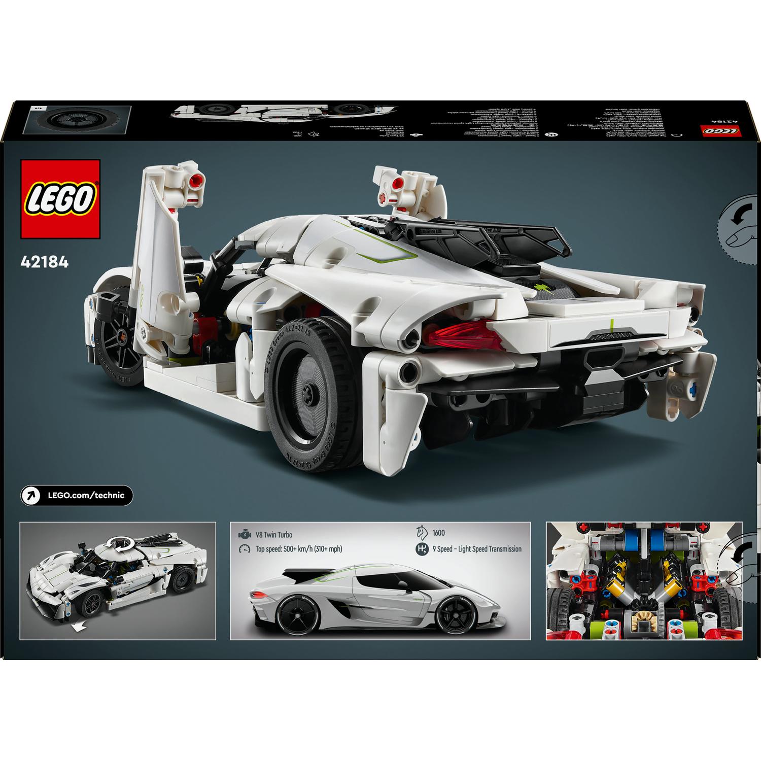LEGO® Technic - Hipermasina Koenigsegg Jesko Absolut alba 42184