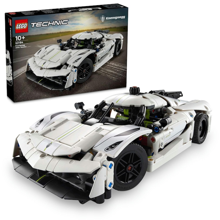 LEGO® Technic - Koenigsegg Jesko Hypercar Absolute White 42184, 801 части