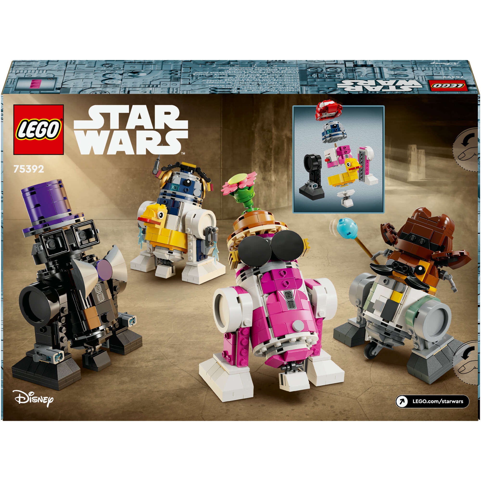 LEGO® Star Wars TM - Droid builder for creative play 75392, 1186 части ...
