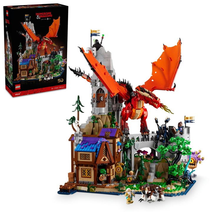 LEGO Ideas – Dungeons & Dragons: Tale of the Red Dragon 21348, 3091 darabos szett