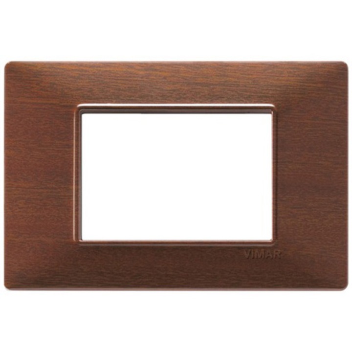 Rama decorativa Vimar Plana 14653.33, 3M plastic, Makore