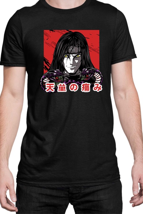 Tricou barbati Naruto Tralala Orochimaru 02, Negru, XL