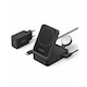 Incarcator wireless Anker, "MagGo" 15W, 3-in-1, pliabil, 3 x wireless, Negru, "B2557311"