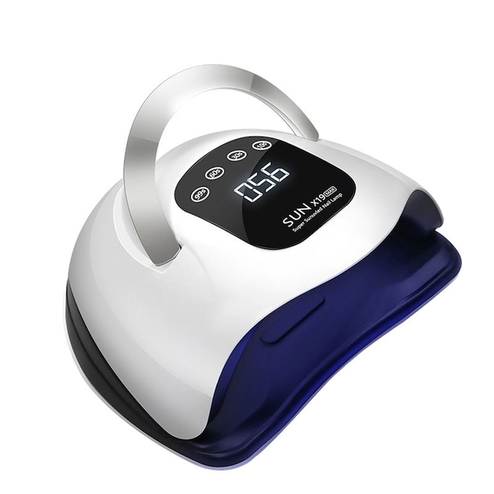 Manikűr/pedikűr lámpa, 320W, UV/LED, Fehér
