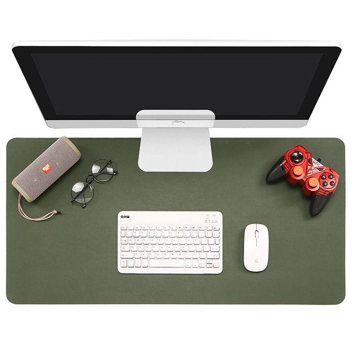 Tavita birou multifunctionala, impermeabila, antiderapanta, 90x45cm, verde armata