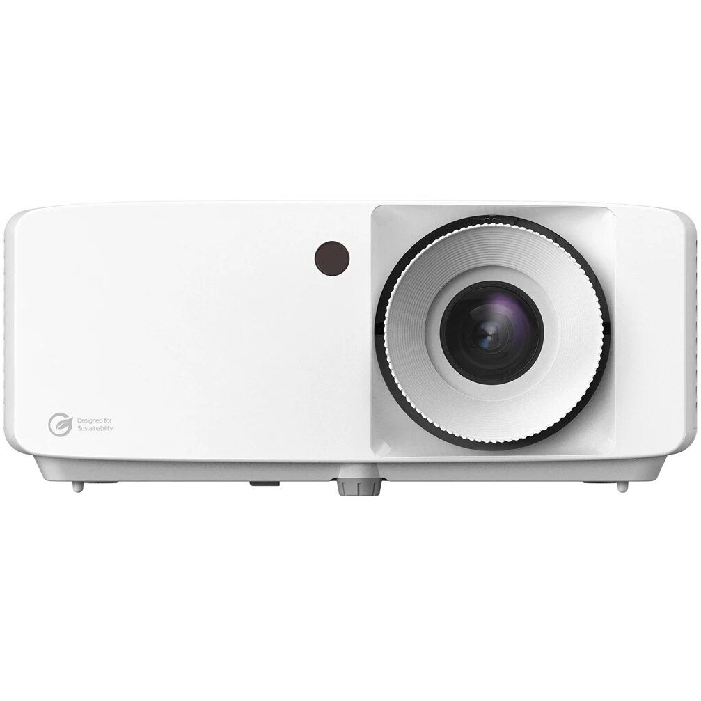 Videoproiector Optoma ZH462, FHD 1920* 1080, 5.000 lumeni, 16:9/4:3/ 16:10, HDMI, Full 3D, IP6X, functionare 24/7, rotire 360°, telecomanda, difuzor 15W, Alb