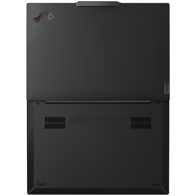 Laptop Lenovo ThinkPad X1 Carbon Gen 12 cu procesor Intel® Core™ Ultra 7 155U pana la 4.8GHz, 14", 2.8K, OLED, Touch, 32GB LPDDR5x, 2TB SSD, Intel® Graphics, Windows® 11 Pro, Black,