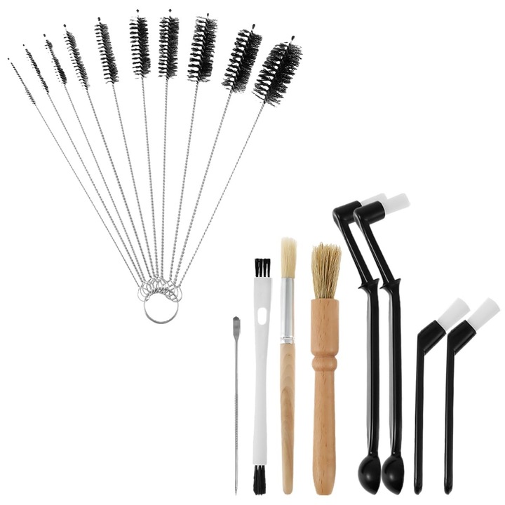 Комплект от 18 части за почистване на Espressor, WALALLA, найлон, многоцветни, 13,5-22 cm