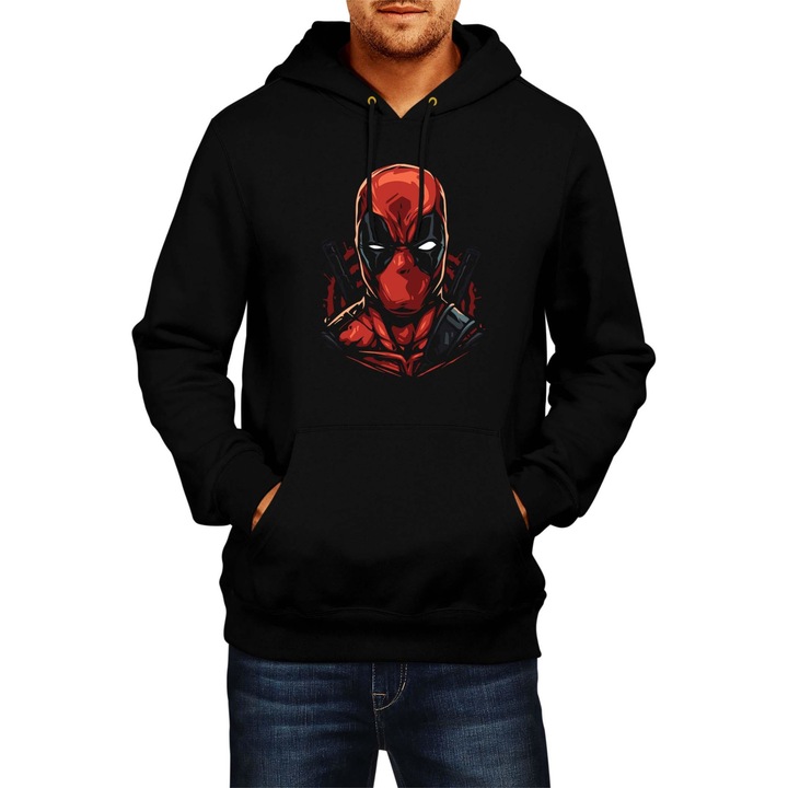 Férfi kapucnis pulóver kenguruzsebbel Marvel Universe Super Heroes