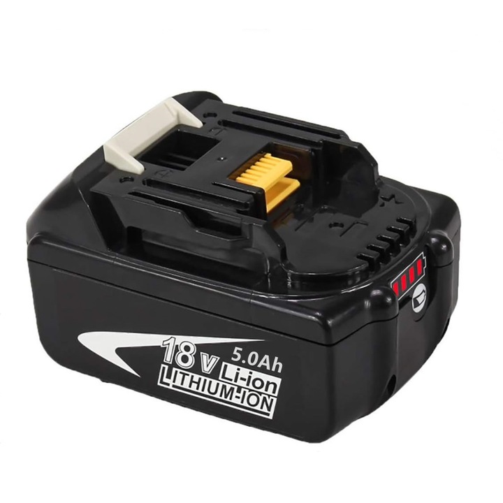 Akkumulátor 18V-os MAKITA elektromos szerszámokhoz, Li-Ion, 5,0Ah - BL1830B - BL1850B -BL1860