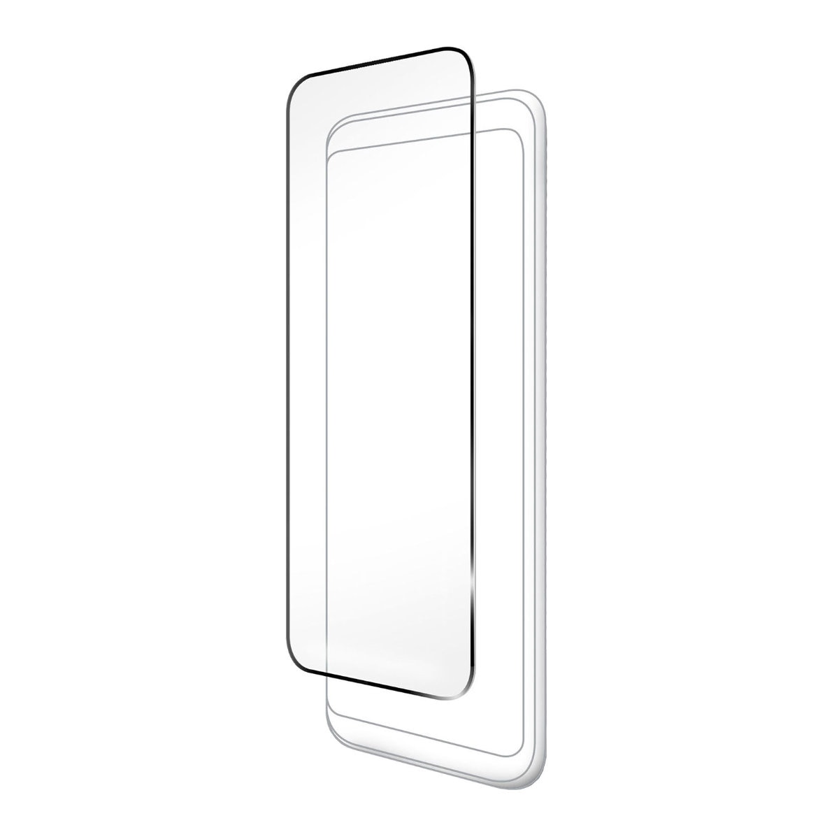 Folie sticla securizata 9D compatibila Motorola Moto G13 / G23 / G53 / G73, scut de sticla 9H margine la margine, rama neagra Transparent Transparenta