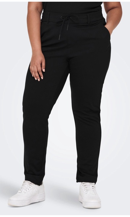 Női hosszú nadrág, CSAK CARMAKOMA, 4233, Textil, Fekete