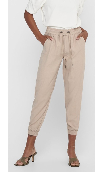 Női hosszú nadrág, CSAK, 4245, Viskóz, Bézs