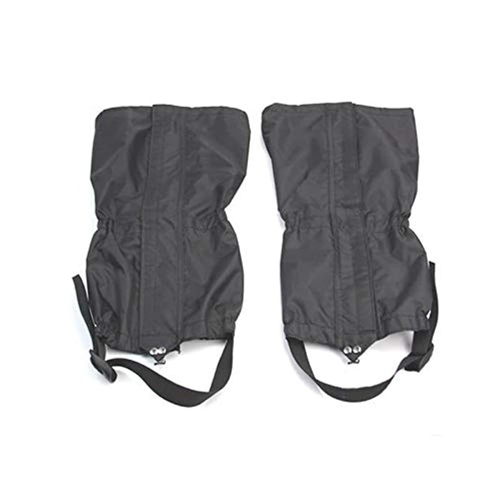 Parazapezi Impermeabile, JENUOS®, Ajustabile cu Dublu Sistem de Prindere, Unisex, Nailon, OPRA Tactic, Negru