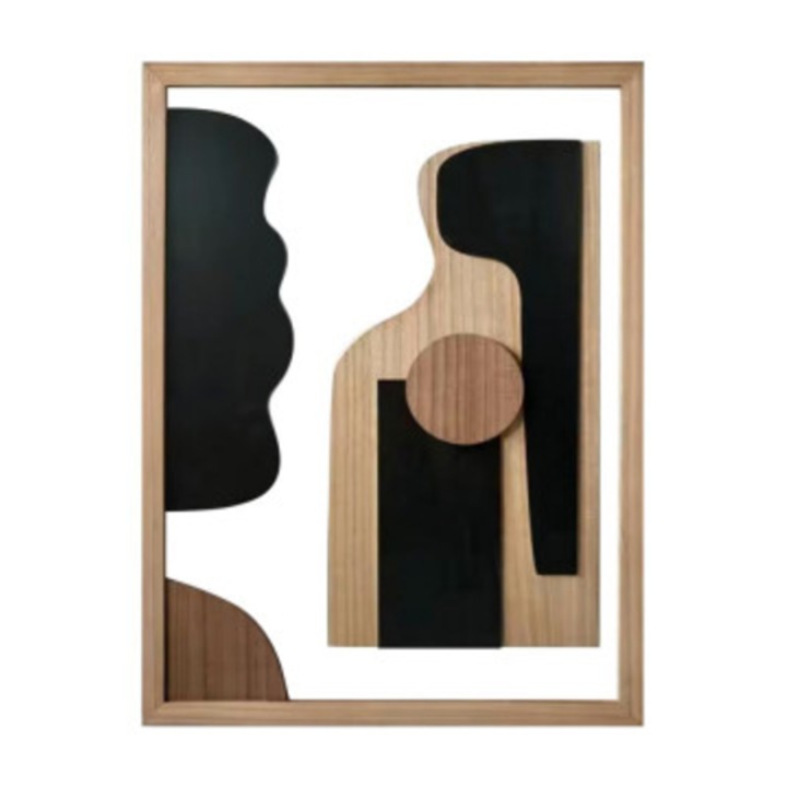 Декорация за стена от метал и MDF, 60 x 2 x 80 cm, Astry A Mauro Ferreti